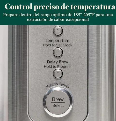 Vista 3 de Café Cafetera de goteo especial Jarra de vidrio de 10 tazas, caliente o Acero inoxidable