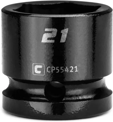 Vista 30 de Capri Tools Zócalo de impacto rechoncho de 0.394 in, accionamiento de 1/2", 6 puntos, métrico, CP55410