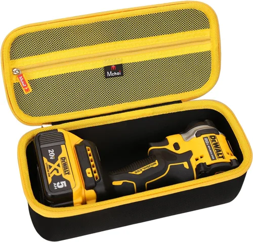 Vista 2 de Estuche rígido adecuado para DEWALT DCF850B/ DCF870B/ DCF923B 20V inalámbrico sin escobillas compacto 1/4 pulgadas, solo funda