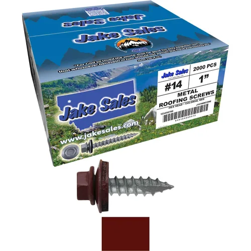 Vista 187 de TORNILLOS PARA TECHOS DE METAL #14: (250) Tornillos x 1" ABC GRIS Tornillo para techo de chapa metálica con cabeza hexagonal y arandela.