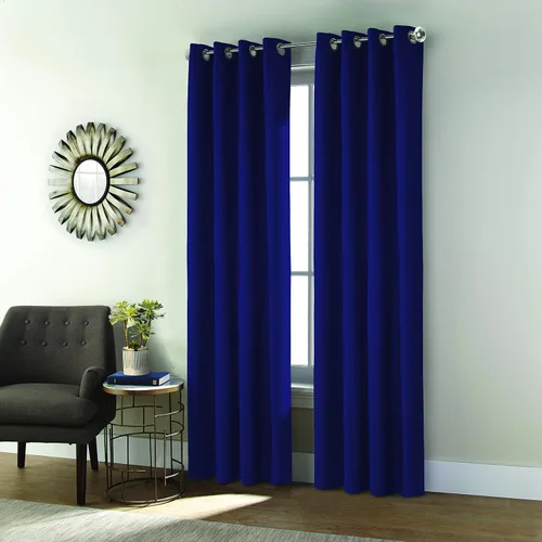 Vista 12 de Loft Living Spirit Total Blackout - Panel de cortina texturizada, 52 x 84 pulgadas, color negro