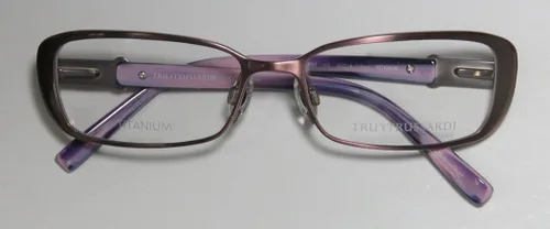 Vista 2 de Trussardi 12507 For LadiesWomen Designer Full-Rim Shape Titanium Flexible Hinges Optical EyeglassesSpectacles