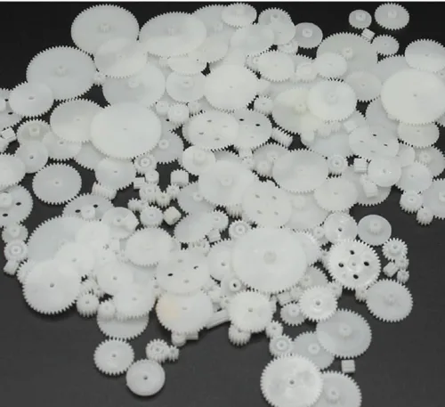 Vista 2 de 200pcs Engranajes de plástico 0.5 módulo para DC Motor DIY Modelo Juguetes Accesorios