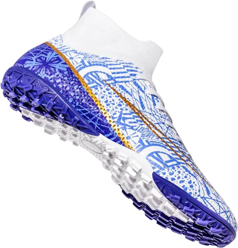 Vista 3 de HaloTeam Zapatos de fútbol para hombre, botas de fútbol para hombre, botas de fútbol de césped para entrenamiento profesional al aire libre