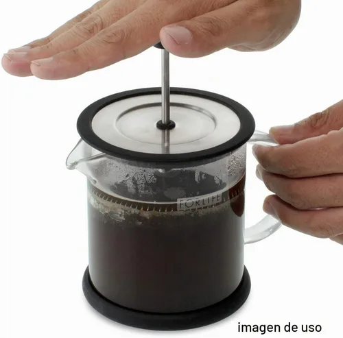 Vista 4 de FORLIFE 827 - Prensa para café, transparente, color negro