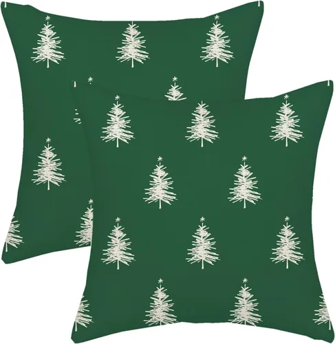Vista 25 de Juego de 2 fundas de almohada para el 4 de julio, 16 x 16 pulgadas, Día de la Independencia, Día de los Caídos, decoración al aire libre, almohadas