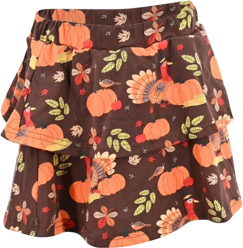 Vista 7 de Unique Baby Girls 2pc Skirt Set Outfit Long Sleeve Top with Skirt