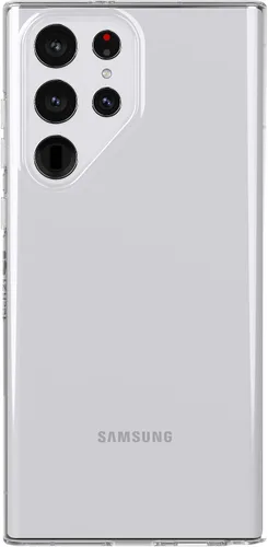 Vista 2 de Tech21 Evo Lite - Funda transparente para Samsung Galaxy S22 Ultra - Funda transparente y protectora con protección contra caídas de 8 pies Claro
