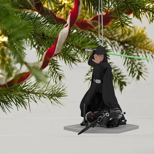 Vista 6 de Hallmark Keepsake Adorno navideño de Star Wars (The Mandalorian, A Jedi Returns)