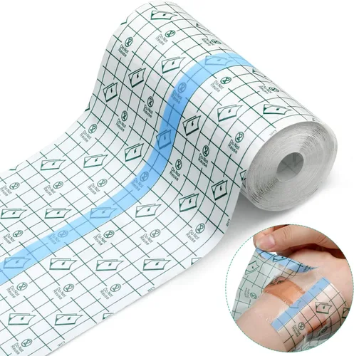 Vista 12 de BBTO Cinta adhesiva impermeable transparente para vendaje, 2 x 394 pulgadas
