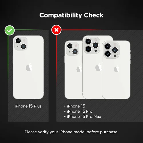 Vista 5 de magglass Protector de pantalla de luz azul para iPhone 15 Plus (2023) 9H vidrio templado con aplicador (luz azul)