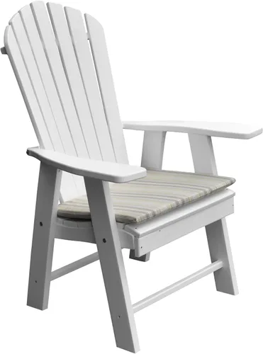 Vista 13 de Furniture Barn USA Silla Adirondack vertical de polietileno (azul Aruba)