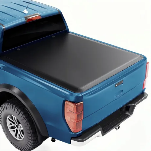 Vista 18 de Low-Profile Flip-Up Hard Tri-Fold Tonneau Cover for Ford Ranger (2019-2023)—Fits 5.0ft Short Bed