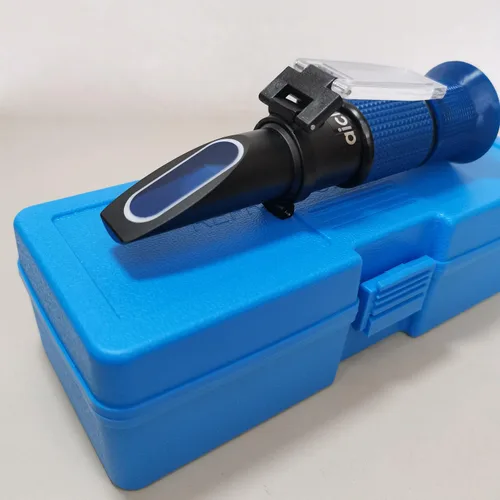 Vista 8 de Aichose - Refractómetro con 0-80% Brix y función automática de compensación de temperatura para medir el contenido de azúcar en frutas, miel, jarabe
