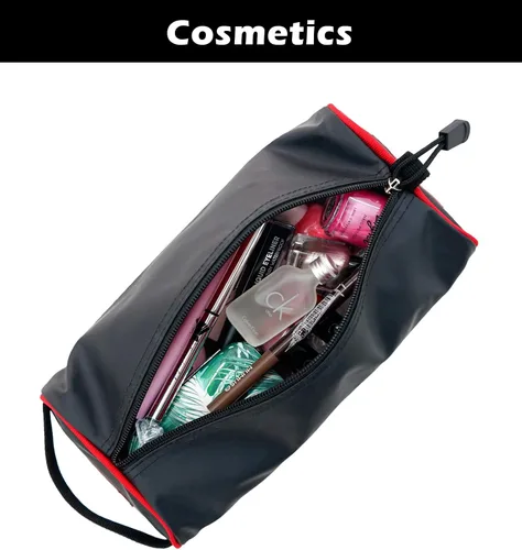Vista 7 de Rough Enough - Bolsa de herramientas pequeña, organizador de piezas pequeñas con cremallera, asa portátil para equipo de motocicleta, electricista
