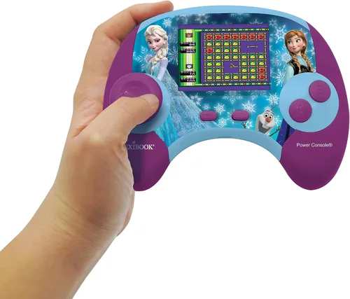 Vista 4 de Lexibook - Disney Frozen - Consola de Poder, Consola de Juegos Educativos Bilingüe Español/Inglés con 100 Actividades, JCG100FZi2 Español/Inglés