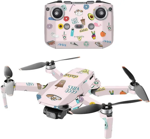 Vista 15 de MightySkins - Compatible con DJI Mini 2 Dron portátil - Humo brillante Funda protectora de vinilo duradera y única Fácil de aplicar, quitar