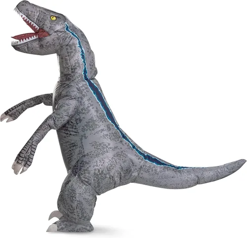 Vista 4 de Disguise Adult Jurassic World Blue Inflatable Costume