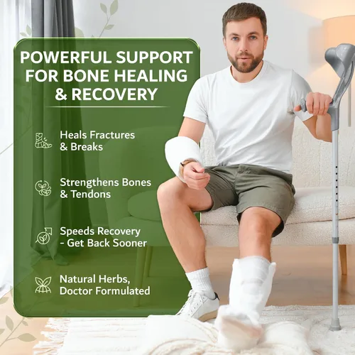 Vista 4 de Dimmak Herbs Píldoras reparadoras óseas, suplemento curativo rápido para fracturas y huesos rotos, fórmula avanzada de TCM con Drynaria, fractura
