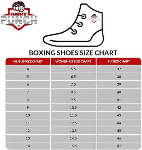 Vista 7 de Rightpunch - Zapatos de boxeo profesionales para hombres y mujeres