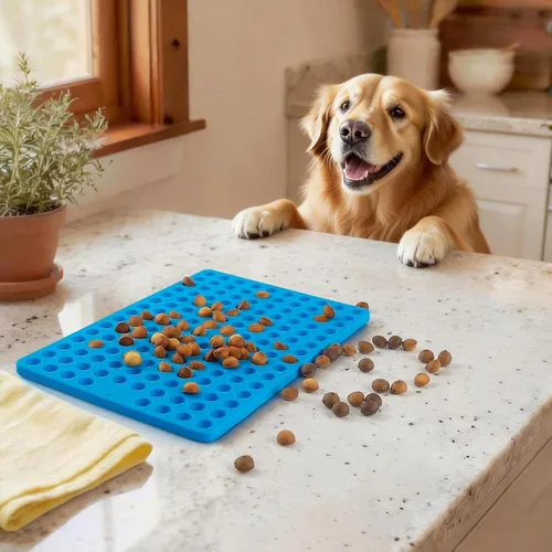 Vista 5 de Sidosir 2 moldes redondos de silicona de chocolate para perros, molde antiadherente en forma de semiesfera para hornear golosinas para perros, mini