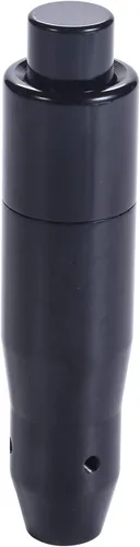 Vista 5 de Mango de palanca de cambios con peso de 5 pulgadas de largo con botón automático, perilla de cambio que se ajusta a la mayoría de vehículos con Negro