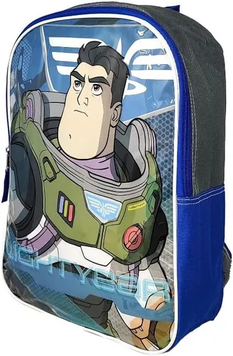 Vista 7 de BUDDY N BUDDIES Lightyear - Lonchera rectangular y mochila Buzz Lightyear 15 con parte delantera lisa Multi colorido Buzz Lightyear