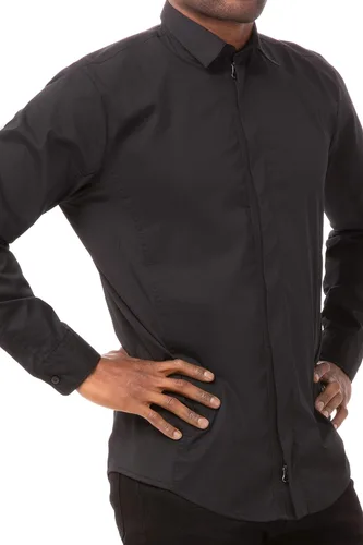 Vista 5 de Chef Works Camisa de punto con cremallera frontal para hombre