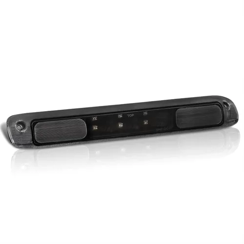 Vista 2 de Luces ledes de freno traseras con carcasa negra de repuesto de camiones para Chevy y Sierra