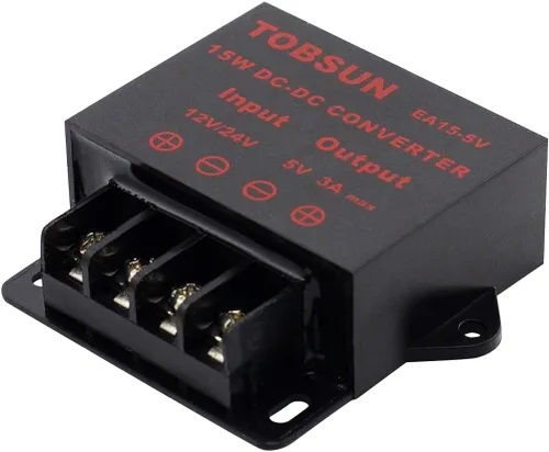 Vista 2 de Convertidor CC Regulador reductor 5V Regulado Fuentes de alimentación Convertidor de transformador (5V 3A 15W)