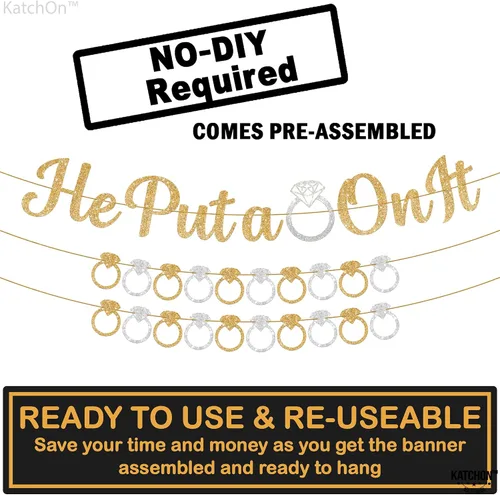 Vista 4 de Cartel con texto en inglés «He Put a Ring On It» con texto en inglés «He Put A Ring On It» con texto en inglés «He Put A Ring On It» con texto
