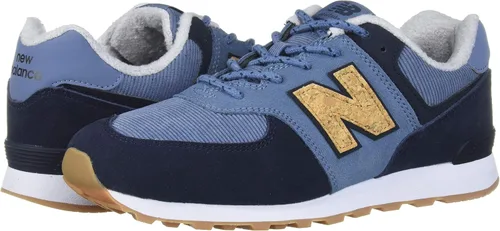 Vista 7 de New Balance Tenis de gamuza de invierno 574 V1 para niños