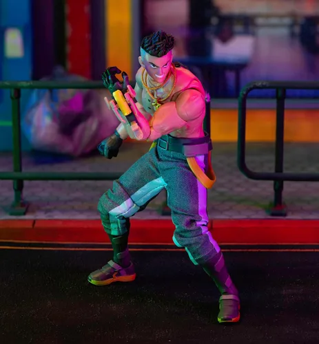 Vista 8 de Jada Cyberpunk Edgerunners David Martinez - Figura de acción a escala 1:12 - Figura articulada de 15 cm altamente coleccionable con accesorios