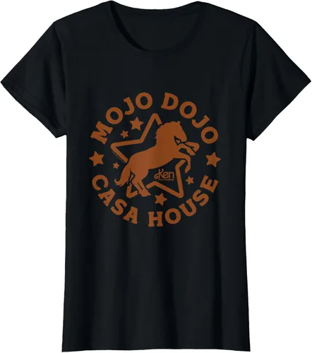 Vista 32 de Barbie The Movie - Camiseta Mojo Dojo Casa House, Negro