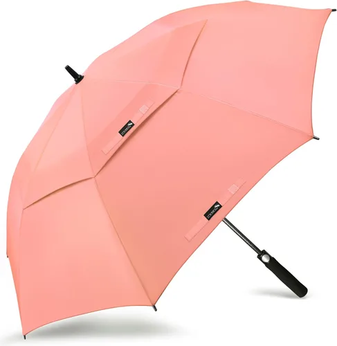 Vista 13 de ZOMAKE - Paraguas de golf a prueba de viento, extragrande, de gran tamaño, de doble dosel resistente para lluvia, juegos deportivos y carrito