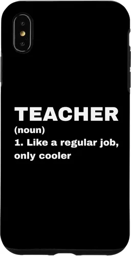 Vista 11 de Funny Teacher Definition Like A Regular Job Only Cooler Noun Case for iPhone 17
