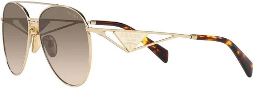 Vista 3 de Prada PR 73ZS - Gafas de sol para mujer, color oro pálido, marrón claro, 5814140, Oro pálidomarrón claro sombreado