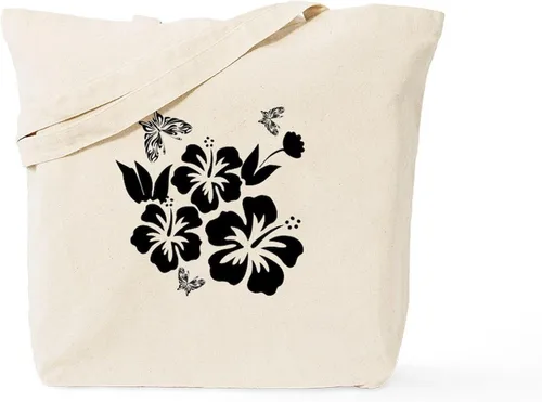 Vista 8 de CafePress Cat Butts - Bolsa de compras de lona beige natural reutilizable