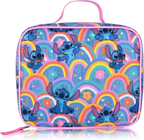 Vista 10 de Fast Forward Marvel Avengers - Lonchera para niños, lonchera aislada para niños, niñas, unisex, niños pequeños, lonchera reutilizable negra