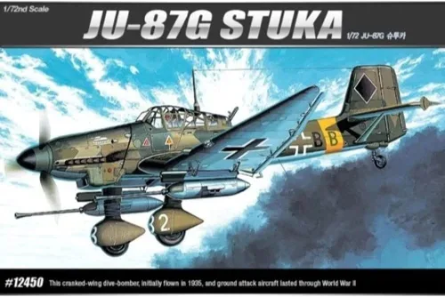 Vista 2 de Academy JU87G-1 Stuka "Tank Buster" Kit