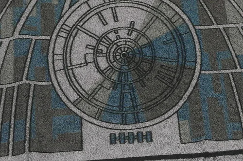 Vista 4 de Ukonic Star Wars Galactic Empire Death Star - Alfombra redonda de 52 pulgadas