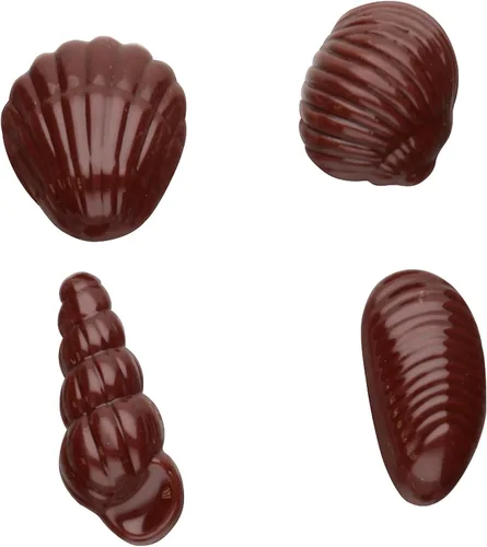 Vista 3 de Cybrtrayd Molde de caramelo de chocolate con cáscaras 3D con instrucciones exclusivas para moldear chocolate con derechos de autor de Cybrtrayd