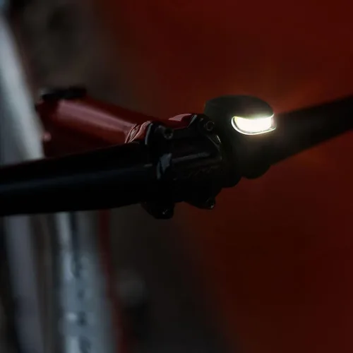 Vista 6 de Knog Frog Front Bike Light - Iconic Bicycle Light Reborn with Bright 40 Lumen LED Output, 9 Light Modes, Flexible Mount, USB-C Rechargeable, 20g