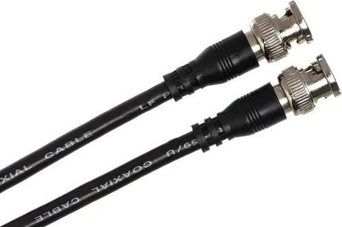 Vista 2 de Hosa BNC-59-115 75-ohm Coaxial, BNC a BNC, 15 pies
