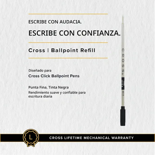 Vista 7 de Nuevo+Cross bolígrafo negro recarga