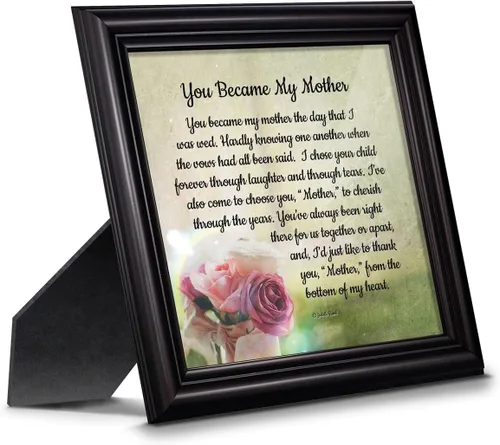 Vista 8 de Crossroads Home Décor Regalos para suegra - Regalos de nuera, You Became My Mother 7346BW