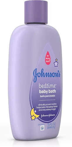Vista 3 de Baño Johnson BedTime que ayuda a los bebés a dormir, 15 fl. Oz.