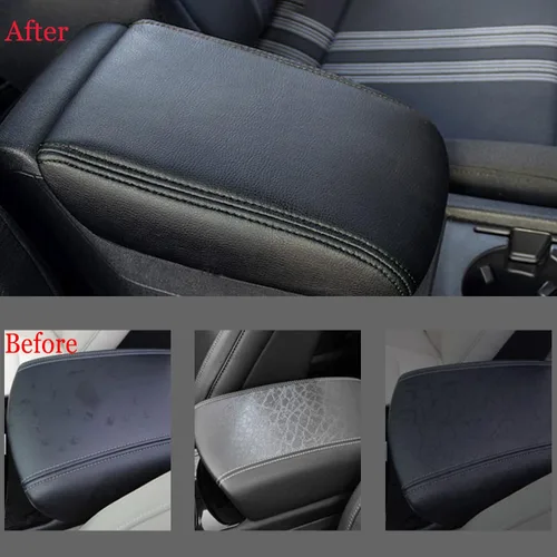 Vista 4 de HORRY Funda protectora para reposabrazos de consola central adecuada para Toyota Camry 2007-2011, almohadilla protectora antiarañazos, funda