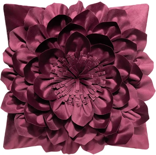 Vista 15 de OiseauVoler Fundas de almohada decorativas con flores 3D de 18 x 18 Verde manzana