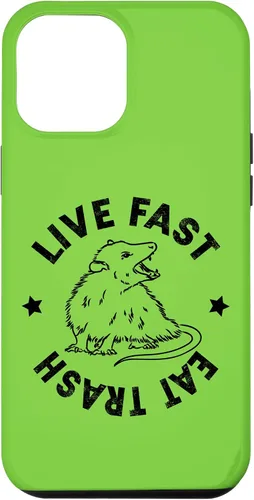 Vista 25 de iPhone 16 Funny Live Fast Eat Trash Possum Lover Case
